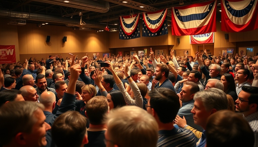 Crowded political event celebrating Hoylman-Sigal outpolling Powers.