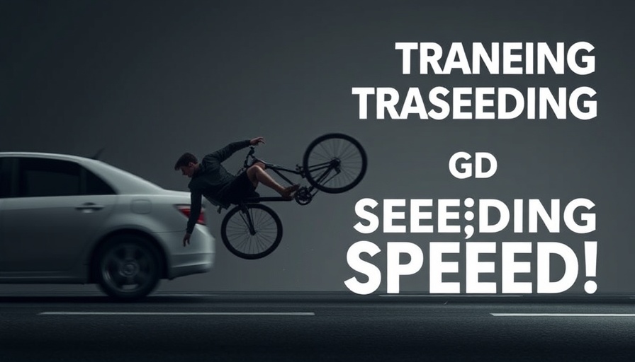 NYC traffic safety ad warning against speeding dangers.