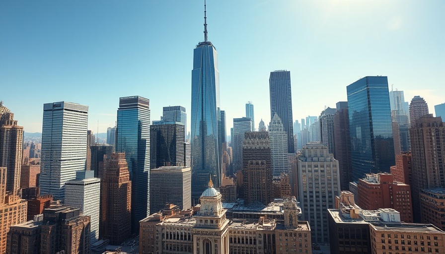 Skyline showcasing Manhattan skyscrapers, Manhattan casino bids
