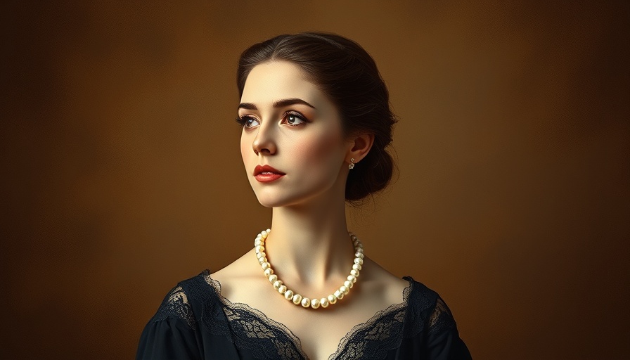 Victorian woman in a black lace dress, shaping New York society.