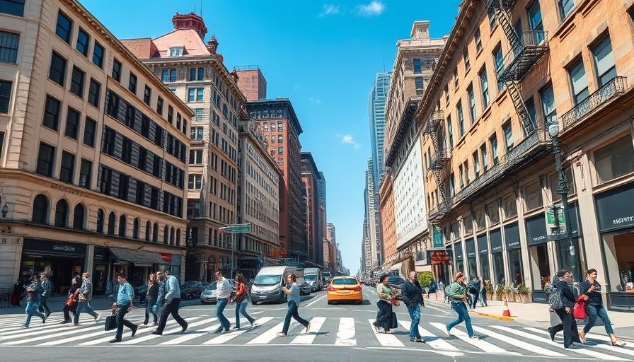 Lively street at St. Marks Place with pedestrians, Village Preservation LGBTQ+ History Art Deco Programs.