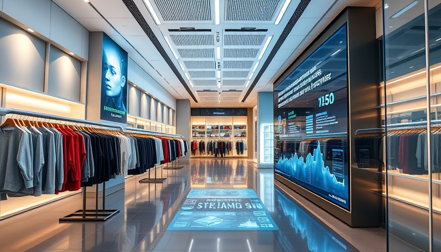 Retail store with AI space optimization features for small business.