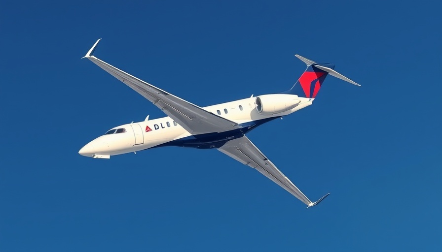 Delta regional pilot avoids B-52 collision: Jet in clear blue sky.