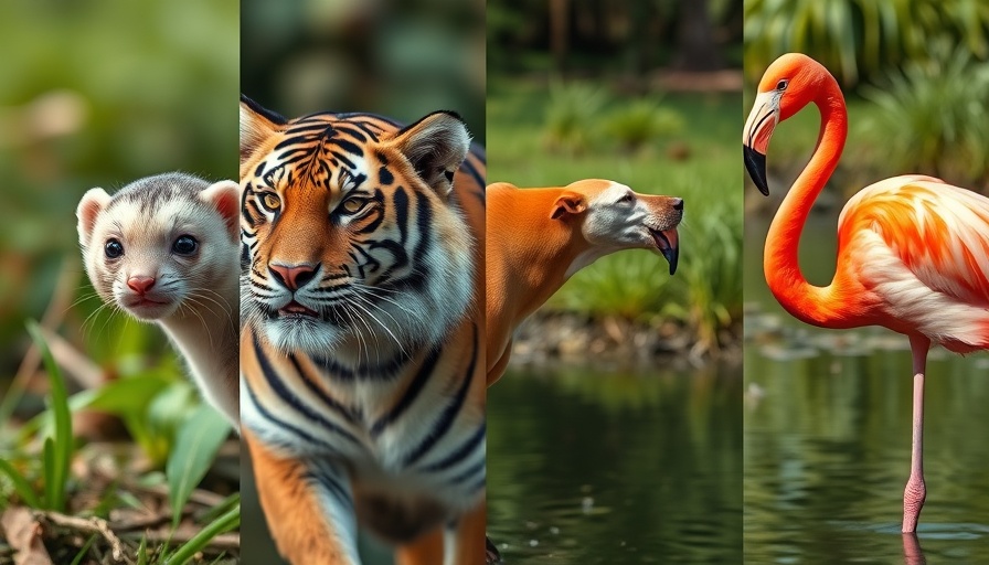 AI-enhanced animal images showing optimization process
