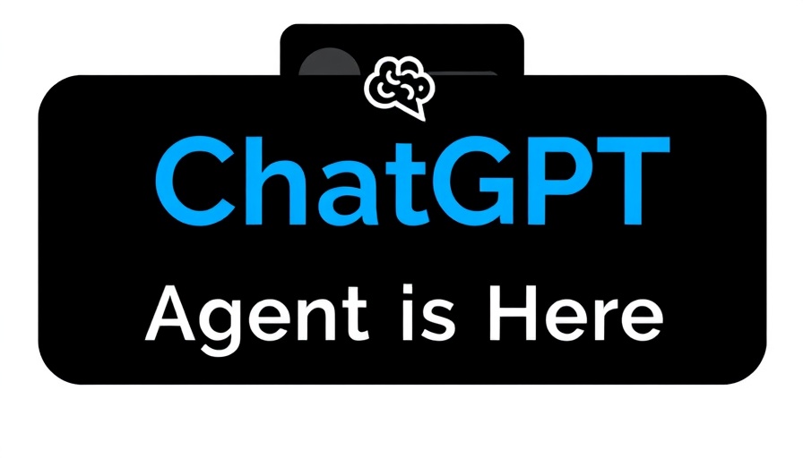 ChatGPT Agent capabilities announcement with bold text on black background.