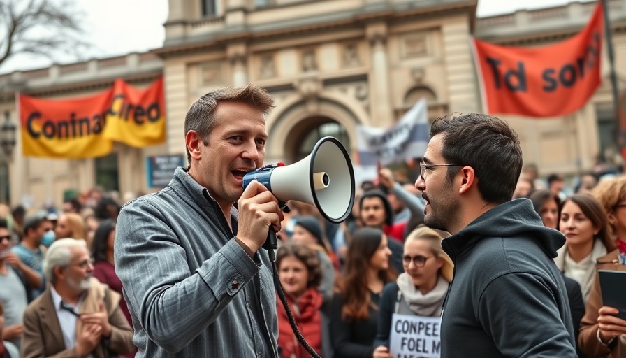 Beto O'Rourke Texas Democrats funding rally and protest scene.