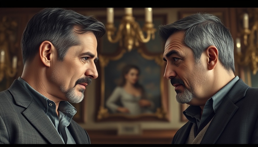 Two men in serious conversation during Ukraine peace talks.