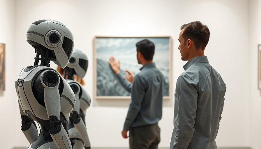 Futuristic scene of humanoid robots and people in a gallery, context engineering in LLM applications