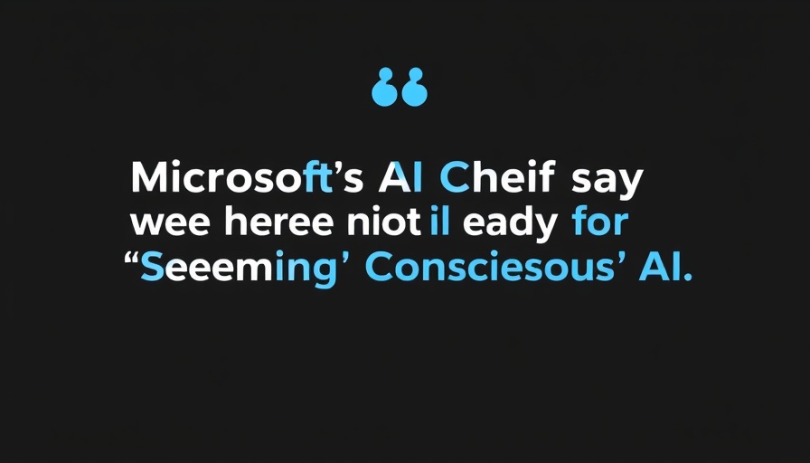 Text on readiness for seemingly conscious AI, minimalist design
