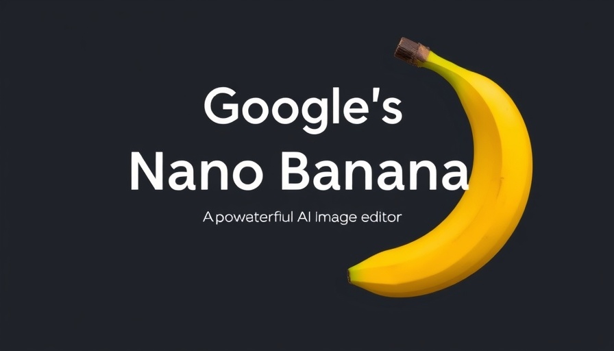 Text graphic about Google's powerful AI image editor.