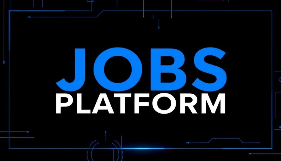OpenAI AI Jobs Platform launch announcement graphic with bold text.