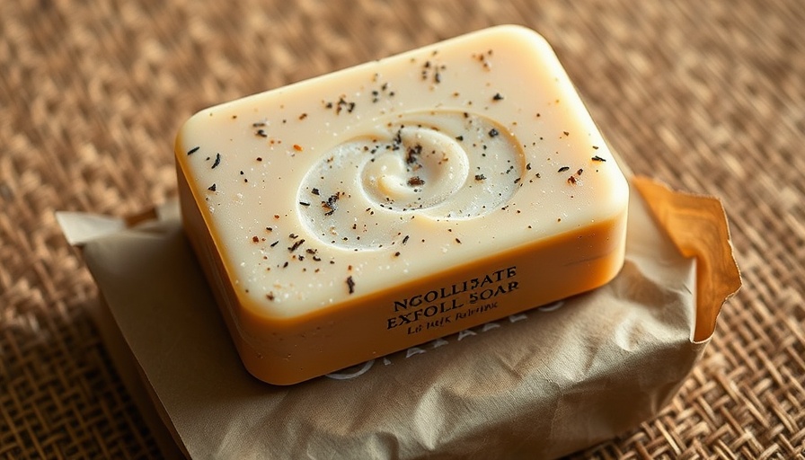 Luxurious exfoliating soap bar, best gifts for women on Amazon, earthy tones.