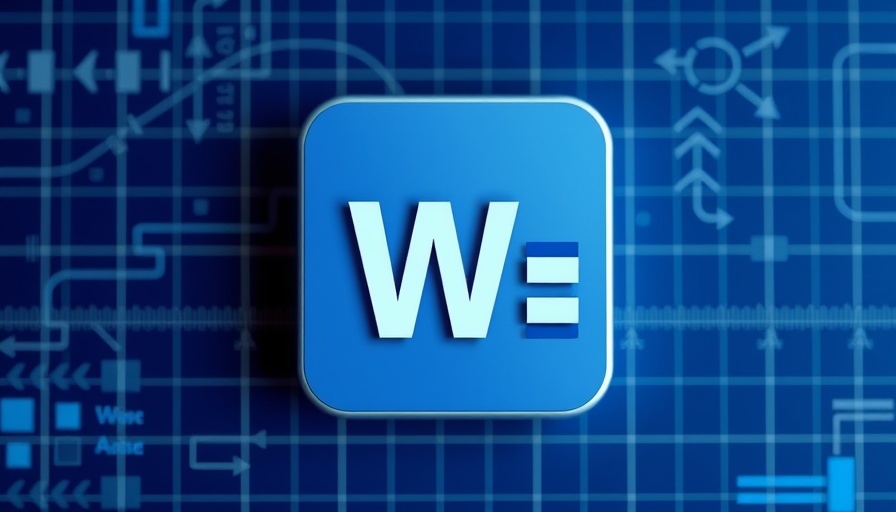Modern rebranded Microsoft Word icon with grid design elements.