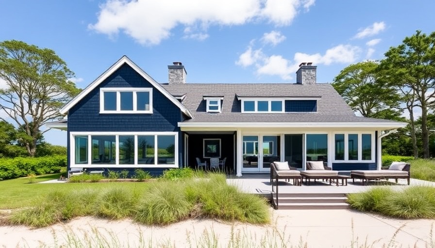 Bates Masi creates two-toned Navy Beach house in Montauk