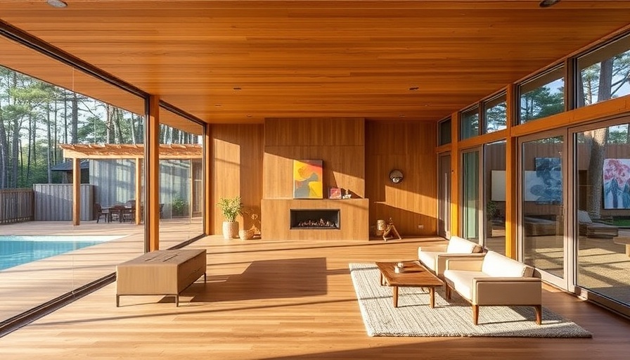 BoND updates artist's modernist house in Fire Island Pines