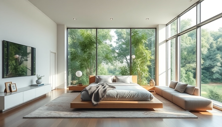 Most Popular New Bedrooms 2025: Minimalistic design with lush views.