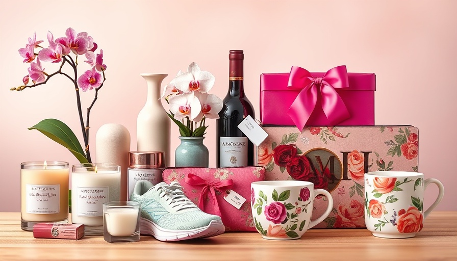 Best Mother's Day Gifts 2025 display with diverse items.