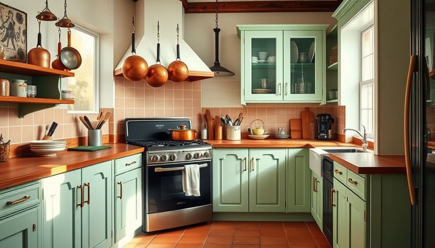 Charming kitchen design with best pots and pans organizers.