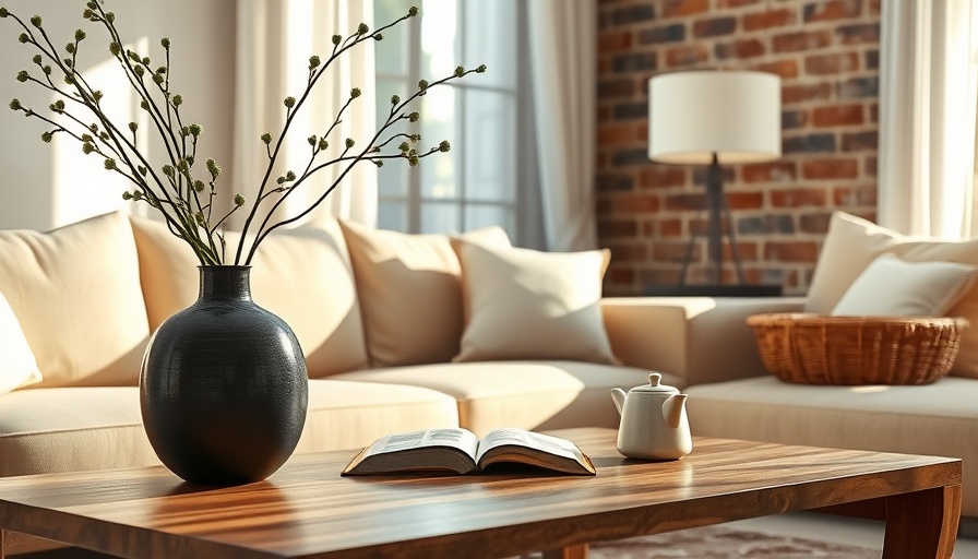 How to Decorate a Coffee Table with style and elegance in a cozy living room.