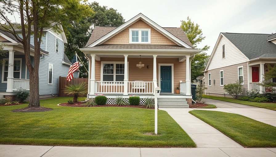 Charming house with inviting front yard for socializing.