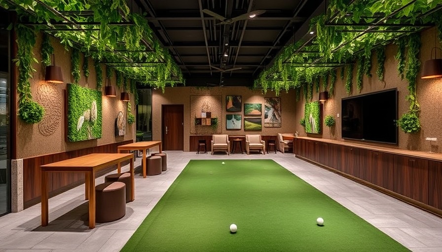 Ivy Studio references golf materials and textures in Montreal club