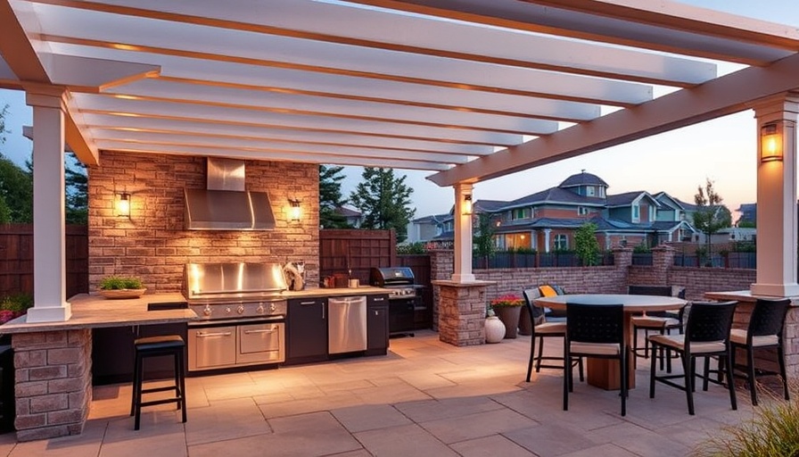 Modern outdoor kitchen for outdoor kitchen recommendations.