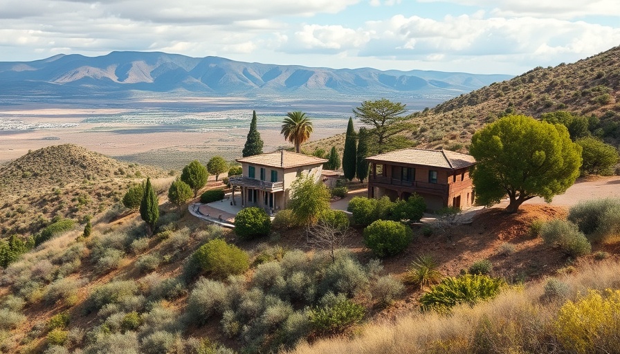 Nature defines quartet of houses on Mexican hilltop