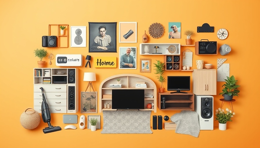 Eclectic home goods featured in Amazon Memorial Day Sales, including a vacuum and furniture.