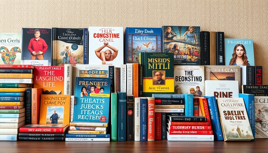 Colorful selection of best coffee table books 2025 displayed artistically.