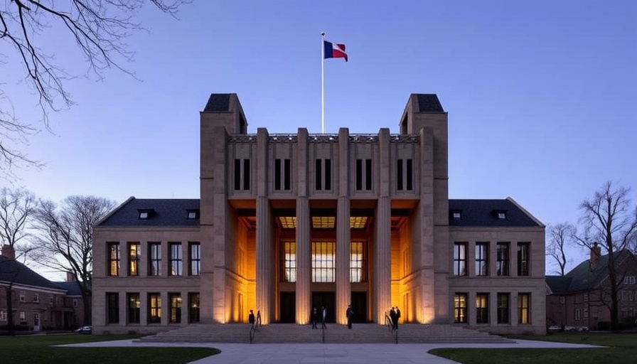 Yale School of Architecture tops ceremonial mace with mini brutalist building