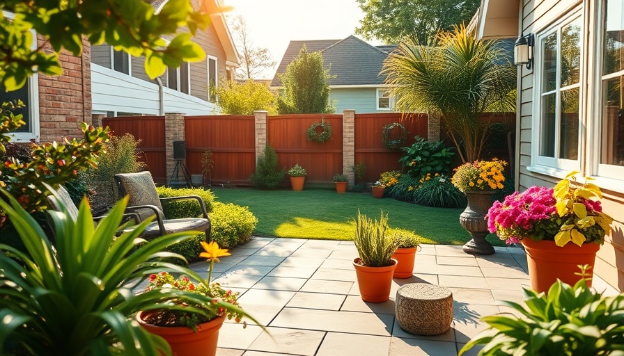 Outdoor spaces transformation in vibrant garden patio setting.