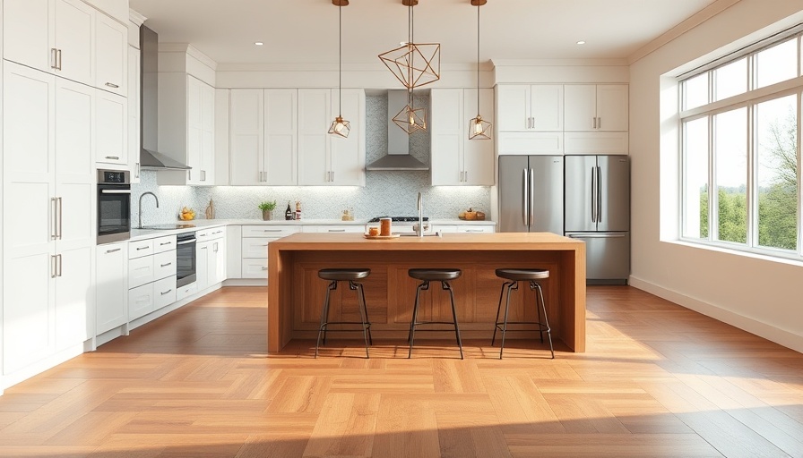Modern kitchen highlighting common layout mistakes.