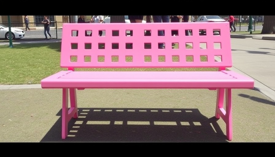 Pink park furniture used as barricades in LA protests shows design's "fundamental value" says designer