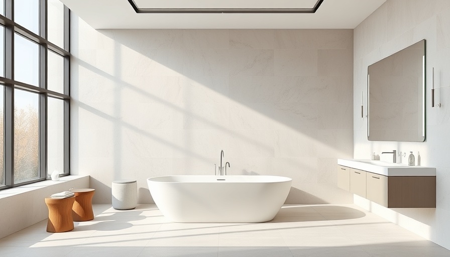 Modern minimalist bathroom design with bathtub and mirrors in stylish transformation.