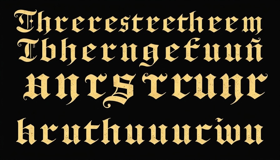 Typeface informed by ancient script among projects from Vilnius Academy of Arts