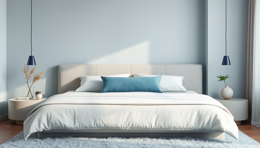 Elegant bedroom showcasing best lumbar pillows on a plush bed.