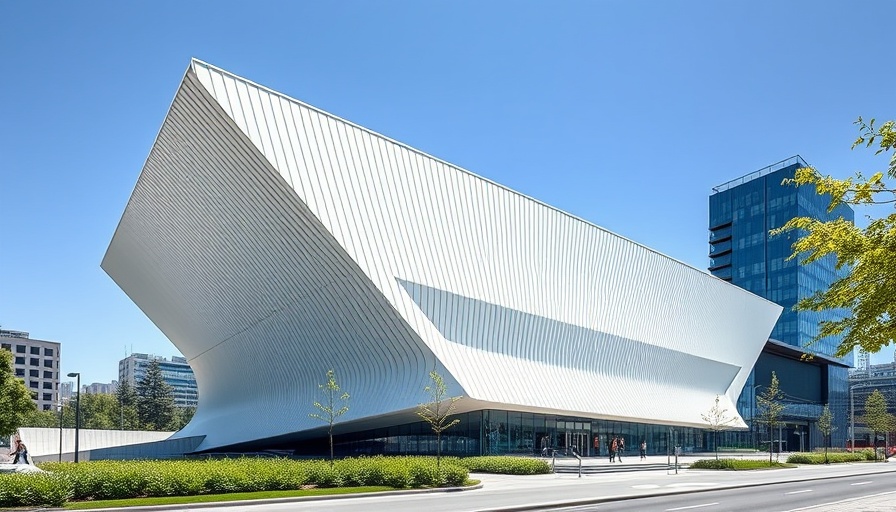 Modern design of Seoul photo museum building
