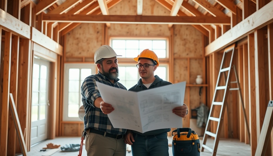 Construction workers facing economic challenges in a home project.