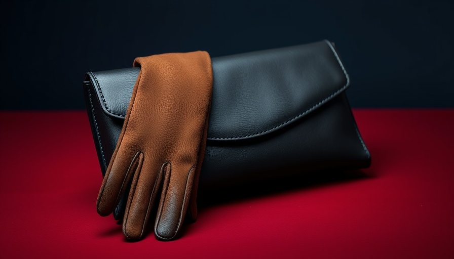Elegant luxury clutch and gloves, opulent setting, Luxury Gifts Worth the Splurge.