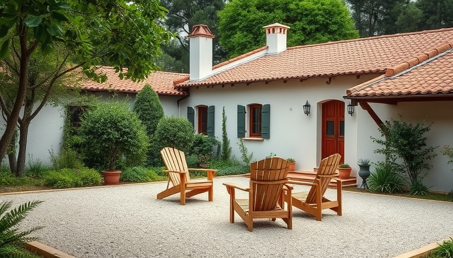 Mediterranean building techniques showcased in serene home.
