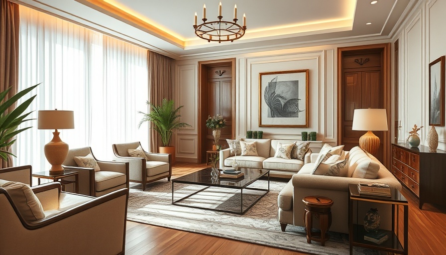 Elegant living room in Carmel Pebble Beach custom home with soft lighting.