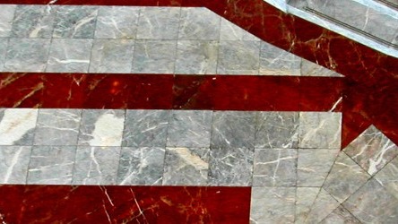 Clean marble tiles