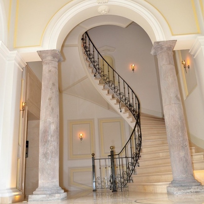 Gorgeous Spiral Staircase in Modern Home