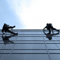 Window Cleaners cleaning windows