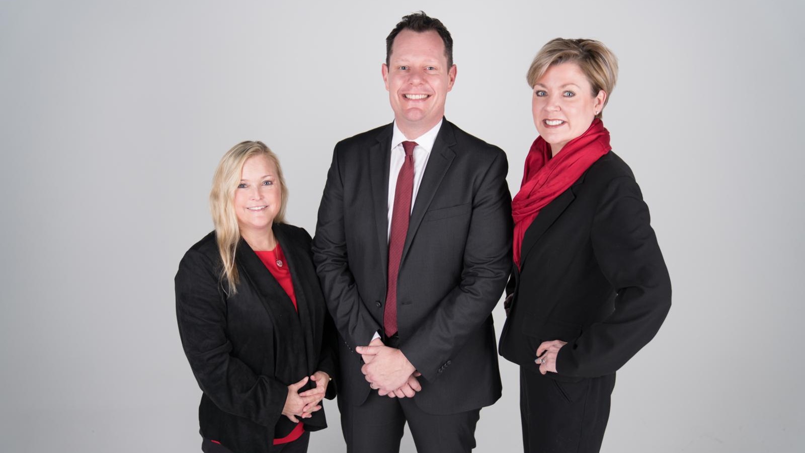 Haugen, Moeckel and Bossart team photo