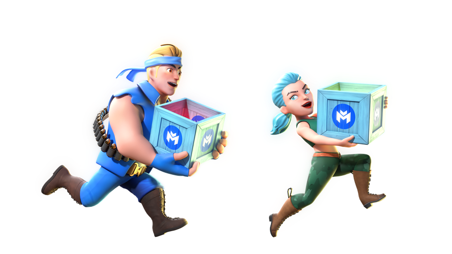 Heroes of Mavia Boxes Posing