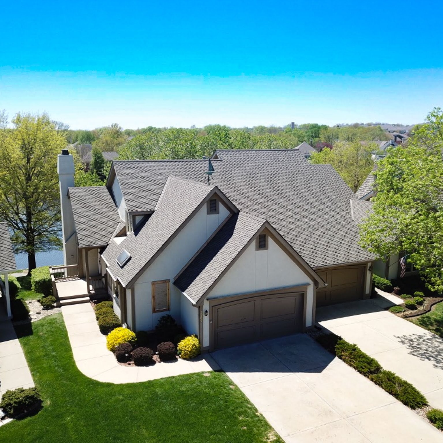 Aerial Shot of Beautiful Home