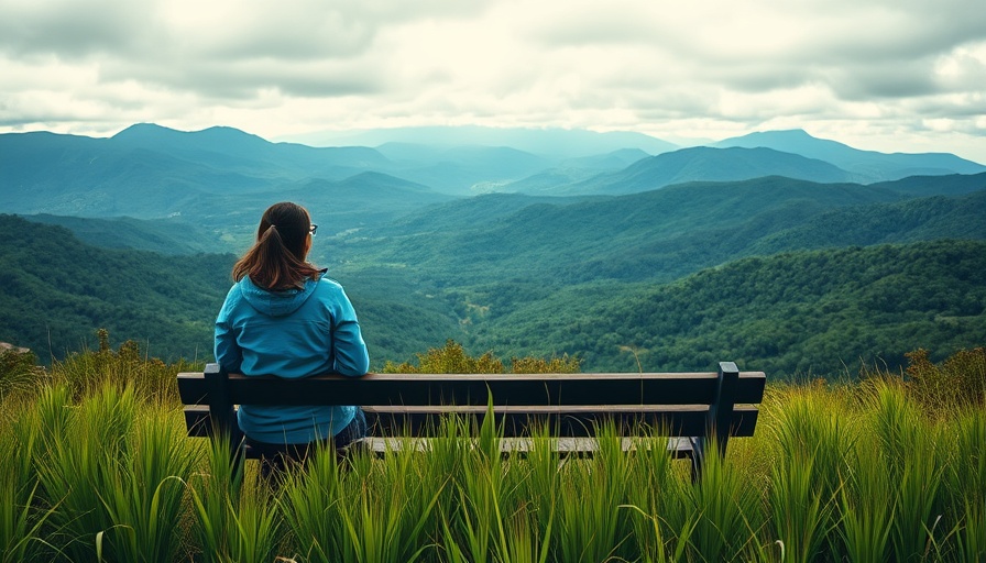 Woman enjoying peaceful mountain view, reflecting on underrated self-improvement tips.