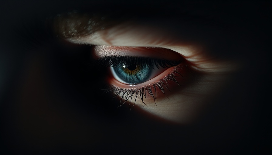 Close-up eye expressing hidden downsides of perfectionism.
