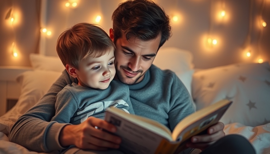 Father and son reading in cozy bedroom, showing flexibility in parenting.